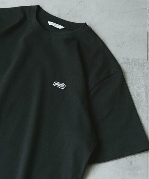 URBAN RESEARCH DOORS / アーバンリサーチ ドアーズ Tシャツ | ラバーネームショートスリーブTシャツ(ブラック)