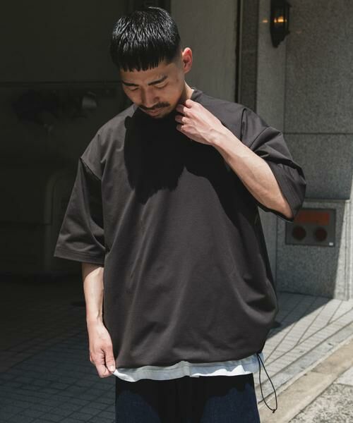 URBAN RESEARCH DOORS / アーバンリサーチ ドアーズ Tシャツ | URD Drawstring Short-Sleeve T-shirts | 詳細2
