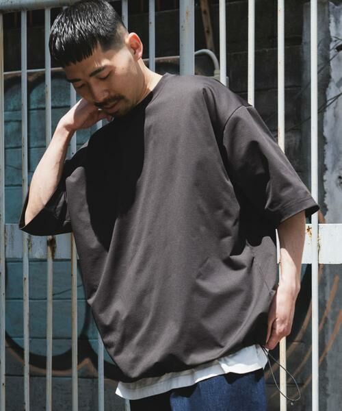 URBAN RESEARCH DOORS / アーバンリサーチ ドアーズ Tシャツ | URD Drawstring Short-Sleeve T-shirts | 詳細4