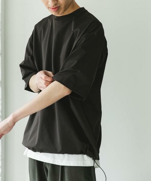 URBAN RESEARCH DOORS / アーバンリサーチ ドアーズ Tシャツ | URD Drawstring Short-Sleeve T-shirts | 詳細9