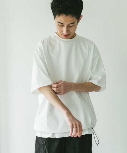 URBAN RESEARCH DOORS / アーバンリサーチ ドアーズ Tシャツ | URD Drawstring Short-Sleeve T-shirts | 詳細23