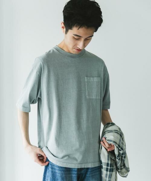 URBAN RESEARCH DOORS / アーバンリサーチ ドアーズ Tシャツ | ピグメントダイ半袖Tシャツ | 詳細13