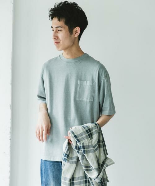 URBAN RESEARCH DOORS / アーバンリサーチ ドアーズ Tシャツ | ピグメントダイ半袖Tシャツ | 詳細17