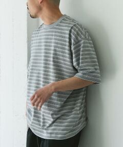URBAN RESEARCH DOORS / アーバンリサーチ ドアーズ Tシャツ | メランジボーダー ショートスリーブ Tシャツ