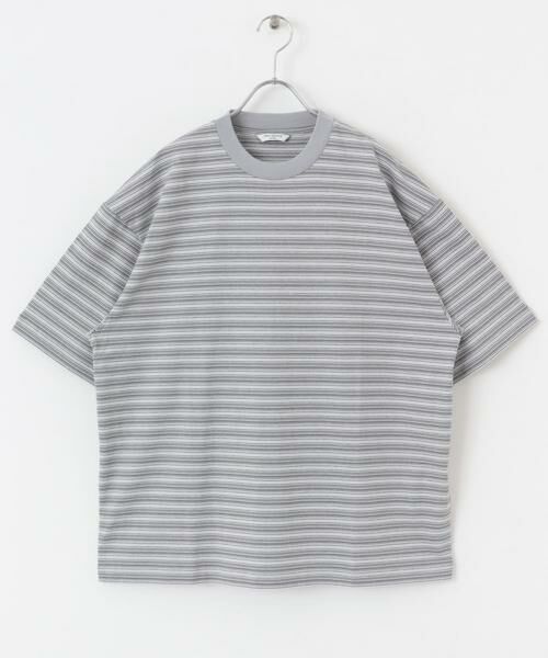 URBAN RESEARCH DOORS / アーバンリサーチ ドアーズ Tシャツ | メランジボーダー ショートスリーブ Tシャツ | 詳細18