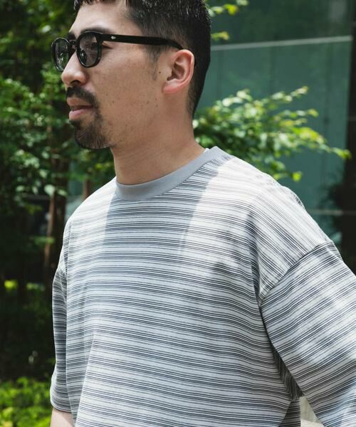 URBAN RESEARCH DOORS / アーバンリサーチ ドアーズ Tシャツ | メランジボーダー ショートスリーブ Tシャツ | 詳細9