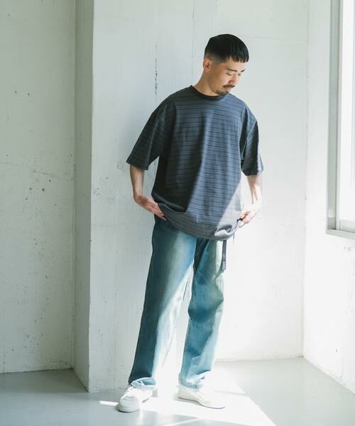 URBAN RESEARCH DOORS / アーバンリサーチ ドアーズ Tシャツ | メランジボーダー ショートスリーブ Tシャツ | 詳細25