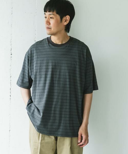 URBAN RESEARCH DOORS / アーバンリサーチ ドアーズ Tシャツ | メランジボーダー ショートスリーブ Tシャツ | 詳細28