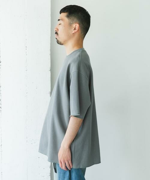 URBAN RESEARCH DOORS / アーバンリサーチ ドアーズ Tシャツ | 鹿の子 ダブルフェイス ショートスリーブ Tシャツ | 詳細10