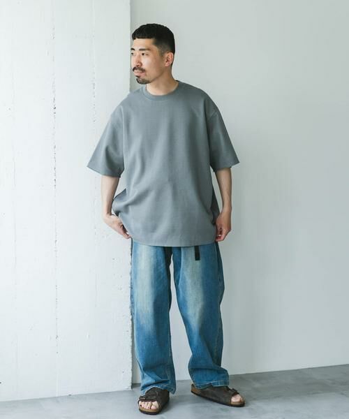 URBAN RESEARCH DOORS / アーバンリサーチ ドアーズ Tシャツ | 鹿の子 ダブルフェイス ショートスリーブ Tシャツ | 詳細6