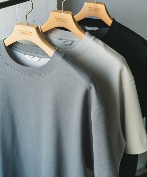 URBAN RESEARCH DOORS / アーバンリサーチ ドアーズ Tシャツ | 鹿の子 ダブルフェイス ショートスリーブ Tシャツ | 詳細8