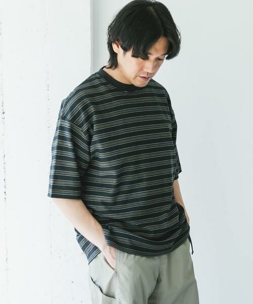 URBAN RESEARCH DOORS / アーバンリサーチ ドアーズ Tシャツ | プリントボーダーショートスリーブTシャツ | 詳細19