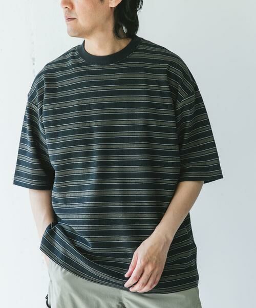 URBAN RESEARCH DOORS / アーバンリサーチ ドアーズ Tシャツ | プリントボーダーショートスリーブTシャツ | 詳細20