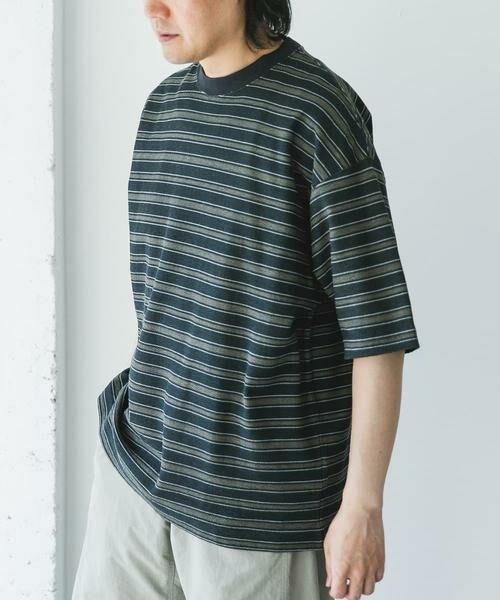 URBAN RESEARCH DOORS / アーバンリサーチ ドアーズ Tシャツ | プリントボーダーショートスリーブTシャツ | 詳細21