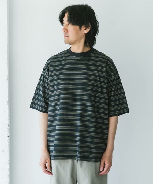 URBAN RESEARCH DOORS / アーバンリサーチ ドアーズ Tシャツ | プリントボーダーショートスリーブTシャツ | 詳細24