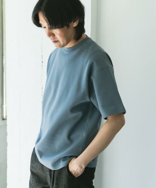 URBAN RESEARCH DOORS/アーバンリサーチ ドアーズ ダンボール ボックス ショートスリーブ Tシャツ ブルー L URBAN RESEARCH DOORS/アーバンリサーチ ドアーズ ダンボール ボックス ショートスリーブ Tシャツ ブルー L