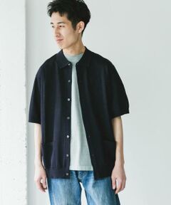 URBAN RESEARCH DOORS / アーバンリサーチ ドアーズ カーディガン・ボレロ | リネンライクショートスリーブシャツカーディガン