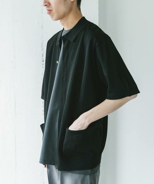 URBAN RESEARCH DOORS / アーバンリサーチ ドアーズ カーディガン・ボレロ | リネンライクショートスリーブシャツカーディガン | 詳細16