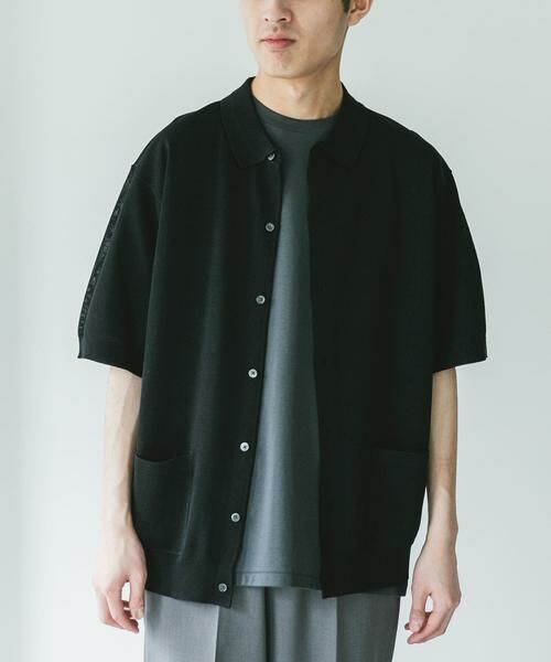 URBAN RESEARCH DOORS / アーバンリサーチ ドアーズ カーディガン・ボレロ | リネンライクショートスリーブシャツカーディガン | 詳細17