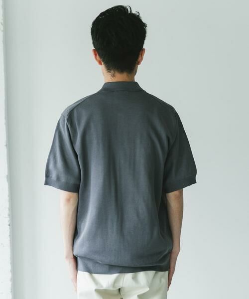 URBAN RESEARCH DOORS / アーバンリサーチ ドアーズ カーディガン・ボレロ | リネンライクショートスリーブシャツカーディガン | 詳細30