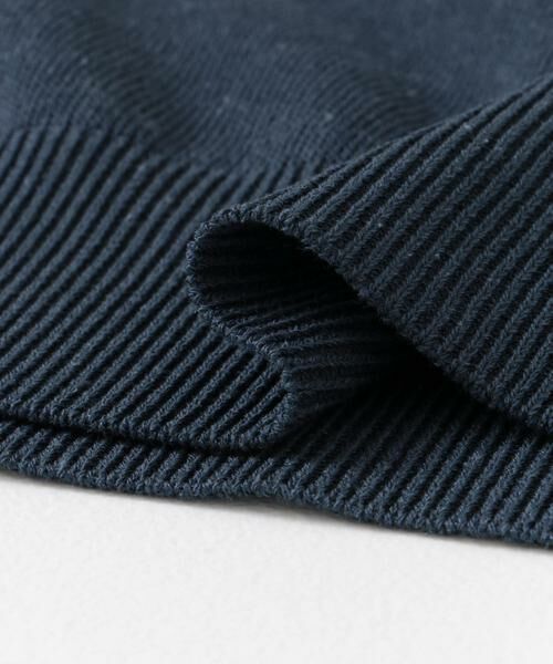 URBAN RESEARCH DOORS / アーバンリサーチ ドアーズ ポロシャツ | リネン混ハイゲージ スキッパーニットポロシャツ | 詳細12