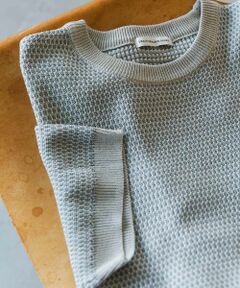 URBAN RESEARCH DOORS / アーバンリサーチ ドアーズ Tシャツ | 変形鹿の子ニットTシャツ