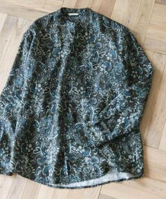 URBAN RESEARCH DOORS / アーバンリサーチ ドアーズ シャツ・ブラウス | 『XLサイズ/WEB限定』シルケットリネンバンドカラーロングスリーブシャツ