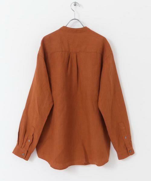 URBAN RESEARCH DOORS / アーバンリサーチ ドアーズ シャツ・ブラウス | 『XLサイズ/WEB限定』シルケットリネンバンドカラーロングスリーブシャツ | 詳細16
