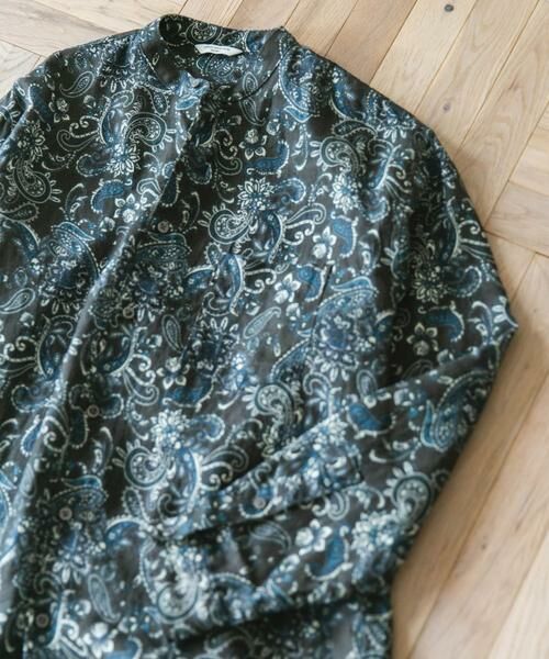 URBAN RESEARCH DOORS / アーバンリサーチ ドアーズ シャツ・ブラウス | 『XLサイズ/WEB限定』シルケットリネンバンドカラーロングスリーブシャツ | 詳細21