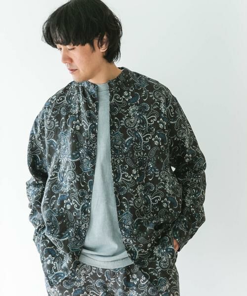 URBAN RESEARCH DOORS / アーバンリサーチ ドアーズ シャツ・ブラウス | 『XLサイズ/WEB限定』シルケットリネンバンドカラーロングスリーブシャツ | 詳細23