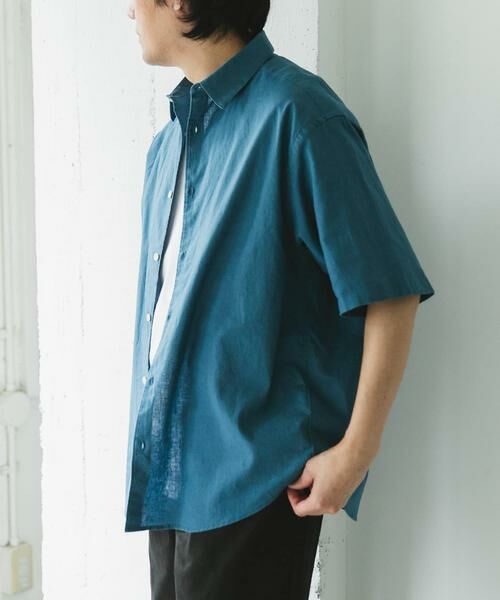 URBAN RESEARCH DOORS / アーバンリサーチ ドアーズ シャツ・ブラウス | ヘンプコットン レギュラーカラーシャツ | 詳細2