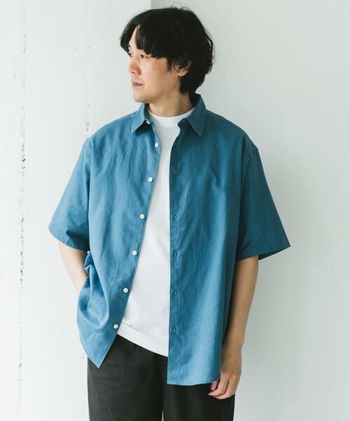 URBAN RESEARCH DOORS / アーバンリサーチ ドアーズ シャツ・ブラウス | ヘンプコットン レギュラーカラーシャツ | 詳細3