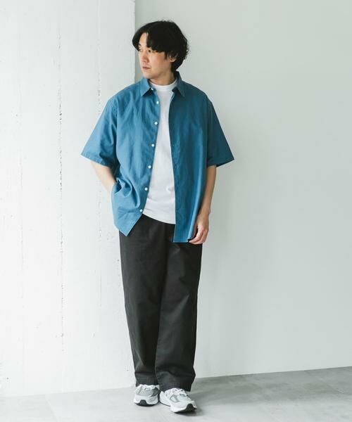 URBAN RESEARCH DOORS / アーバンリサーチ ドアーズ シャツ・ブラウス | ヘンプコットン レギュラーカラーシャツ | 詳細5