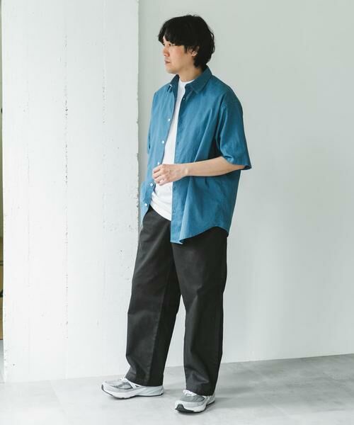 URBAN RESEARCH DOORS / アーバンリサーチ ドアーズ シャツ・ブラウス | ヘンプコットン レギュラーカラーシャツ | 詳細6