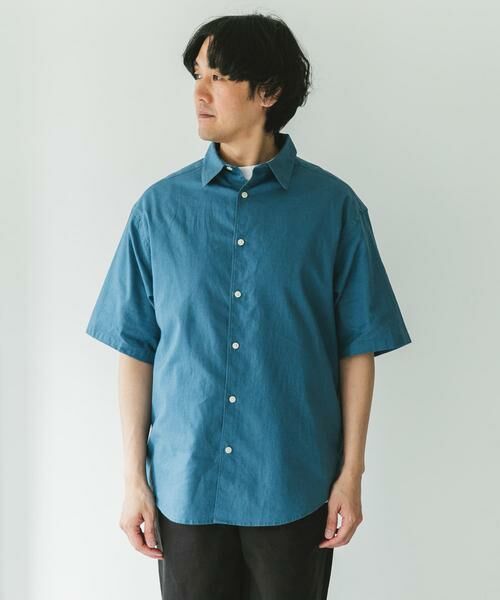 URBAN RESEARCH DOORS / アーバンリサーチ ドアーズ シャツ・ブラウス | ヘンプコットン レギュラーカラーシャツ | 詳細7