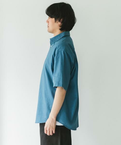 URBAN RESEARCH DOORS / アーバンリサーチ ドアーズ シャツ・ブラウス | ヘンプコットン レギュラーカラーシャツ | 詳細8