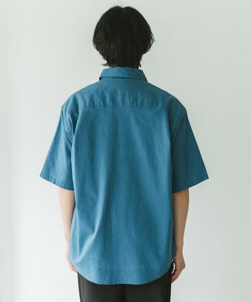 URBAN RESEARCH DOORS / アーバンリサーチ ドアーズ シャツ・ブラウス | ヘンプコットン レギュラーカラーシャツ | 詳細9