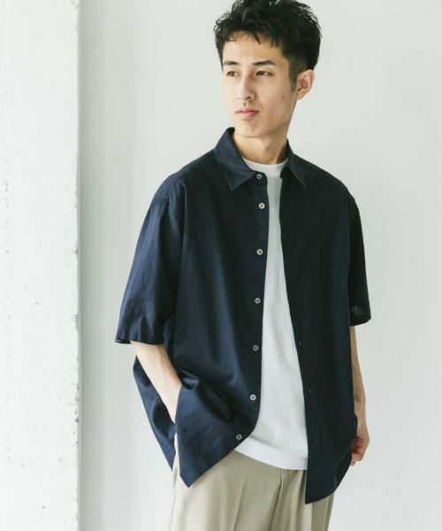 URBAN RESEARCH DOORS / アーバンリサーチ ドアーズ シャツ・ブラウス | ヘンプコットン レギュラーカラーシャツ | 詳細21
