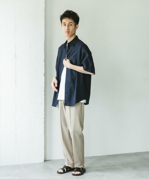 URBAN RESEARCH DOORS / アーバンリサーチ ドアーズ シャツ・ブラウス | ヘンプコットン レギュラーカラーシャツ | 詳細23