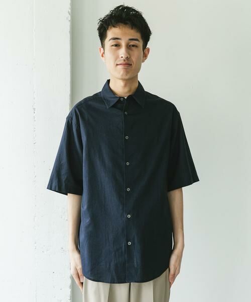 URBAN RESEARCH DOORS / アーバンリサーチ ドアーズ シャツ・ブラウス | ヘンプコットン レギュラーカラーシャツ | 詳細24