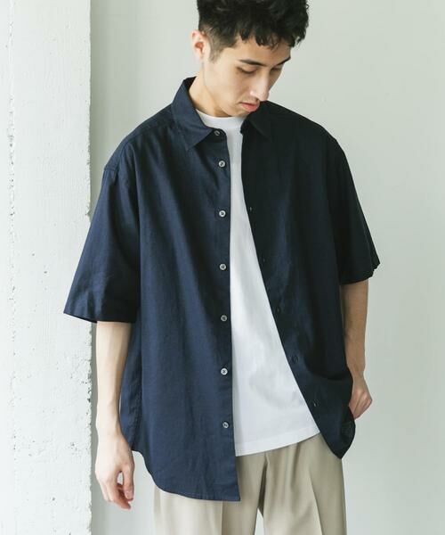 URBAN RESEARCH DOORS / アーバンリサーチ ドアーズ シャツ・ブラウス | ヘンプコットン レギュラーカラーシャツ | 詳細19
