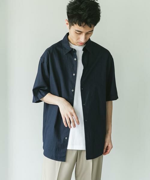 URBAN RESEARCH DOORS / アーバンリサーチ ドアーズ シャツ・ブラウス | ヘンプコットン レギュラーカラーシャツ | 詳細20