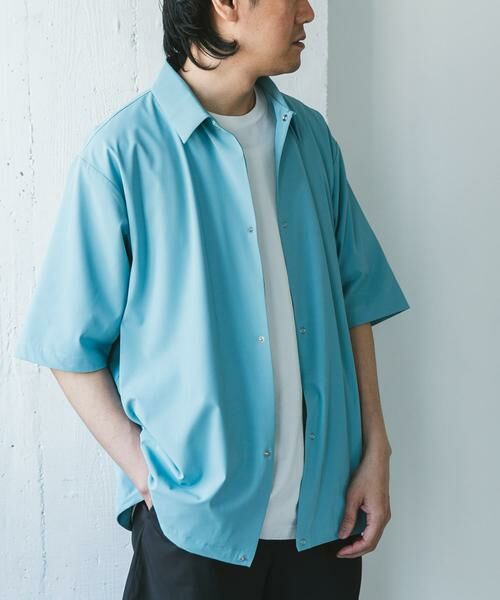 URBAN RESEARCH DOORS / アーバンリサーチ ドアーズ シャツ・ブラウス | 『仁村紗和さん着用』『UR TECH』サマシェア シャツカーディガン | 詳細14