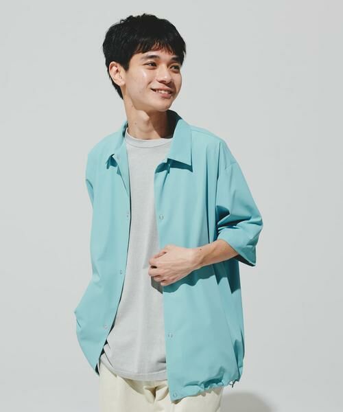 URBAN RESEARCH DOORS / アーバンリサーチ ドアーズ シャツ・ブラウス | 『仁村紗和さん着用』『UR TECH』サマシェア シャツカーディガン | 詳細7