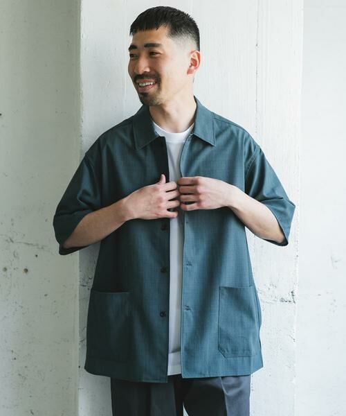 URBAN RESEARCH DOORS / アーバンリサーチ ドアーズ シャツ・ブラウス | 『XLサイズ/WEB限定』『UR TECH DRYLUXE』SHORT-SLEEVE SHIRTS | 詳細4