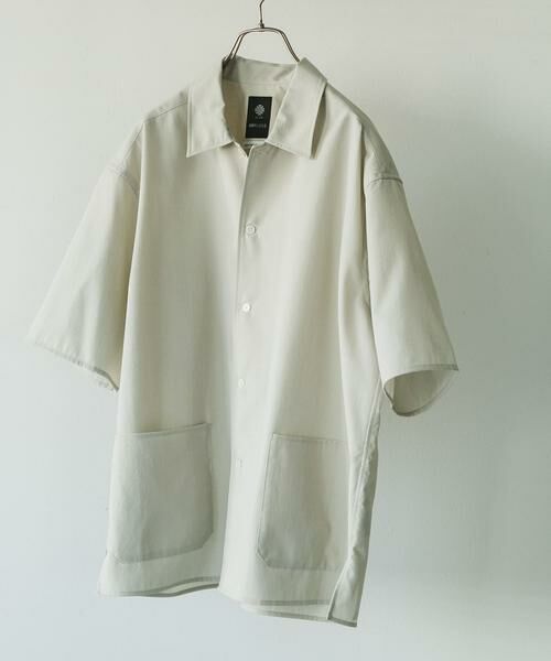 URBAN RESEARCH DOORS/アーバンリサーチ ドアーズ 『XLサイズ/WEB限定』『UR TECH DRYLUXE』SHORT-SLEEVE SHIRTS ベージュ系その他 L