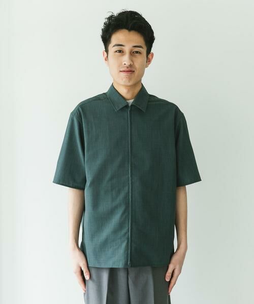 URBAN RESEARCH DOORS / アーバンリサーチ ドアーズ シャツ・ブラウス | 『UR TECH DRYLUXE』ZIP SHIRTS | 詳細11