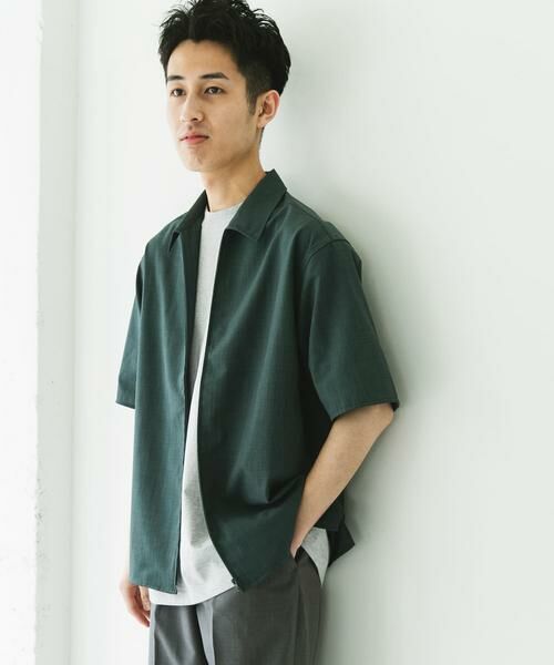 URBAN RESEARCH DOORS / アーバンリサーチ ドアーズ シャツ・ブラウス | 『UR TECH DRYLUXE』ZIP SHIRTS | 詳細5