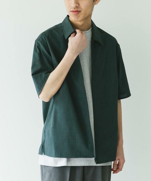 URBAN RESEARCH DOORS / アーバンリサーチ ドアーズ シャツ・ブラウス | 『UR TECH DRYLUXE』ZIP SHIRTS | 詳細6