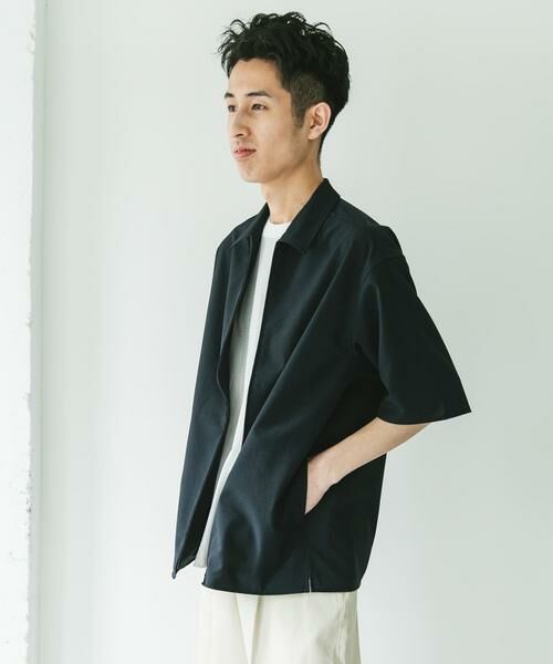 URBAN RESEARCH DOORS / アーバンリサーチ ドアーズ シャツ・ブラウス | 『UR TECH DRYLUXE』ZIP SHIRTS | 詳細19